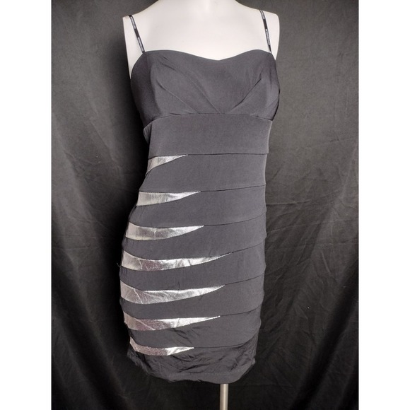 City Triangles Dresses & Skirts - City Triangle Size M Black Dress bodycon stretch party dance formal shiny